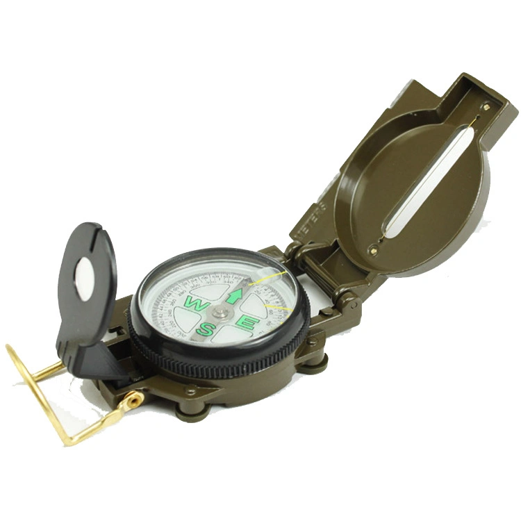 Handheld Outdoor Waterproof Pocket Aluminium Alloy Compass for Camping Hiking