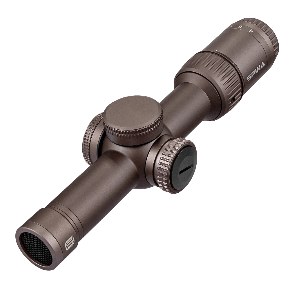 Spina Optics Spotting Riflescopes 1-6X24 Optic Scope Hunting Red Illuminated for Hunting Thin Edge