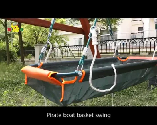 Telescópio monocular pirata para playground infantil, acessório de conjunto de balanço de brinquedo de plástico